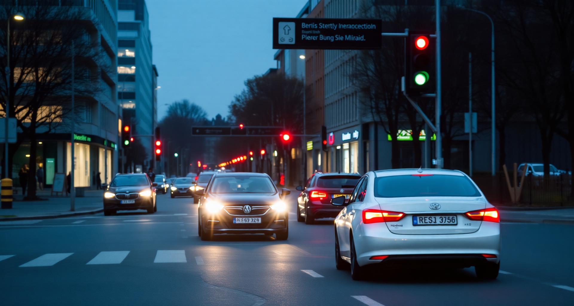 Straßenverkehr in Berlin-Steglitz